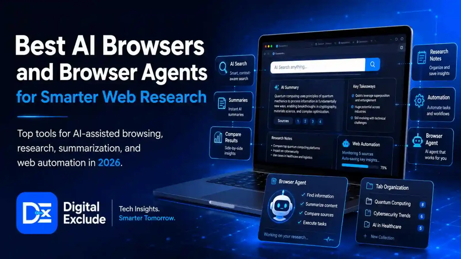 Best AI Browsers and Browser Agents for Smarter Web Research