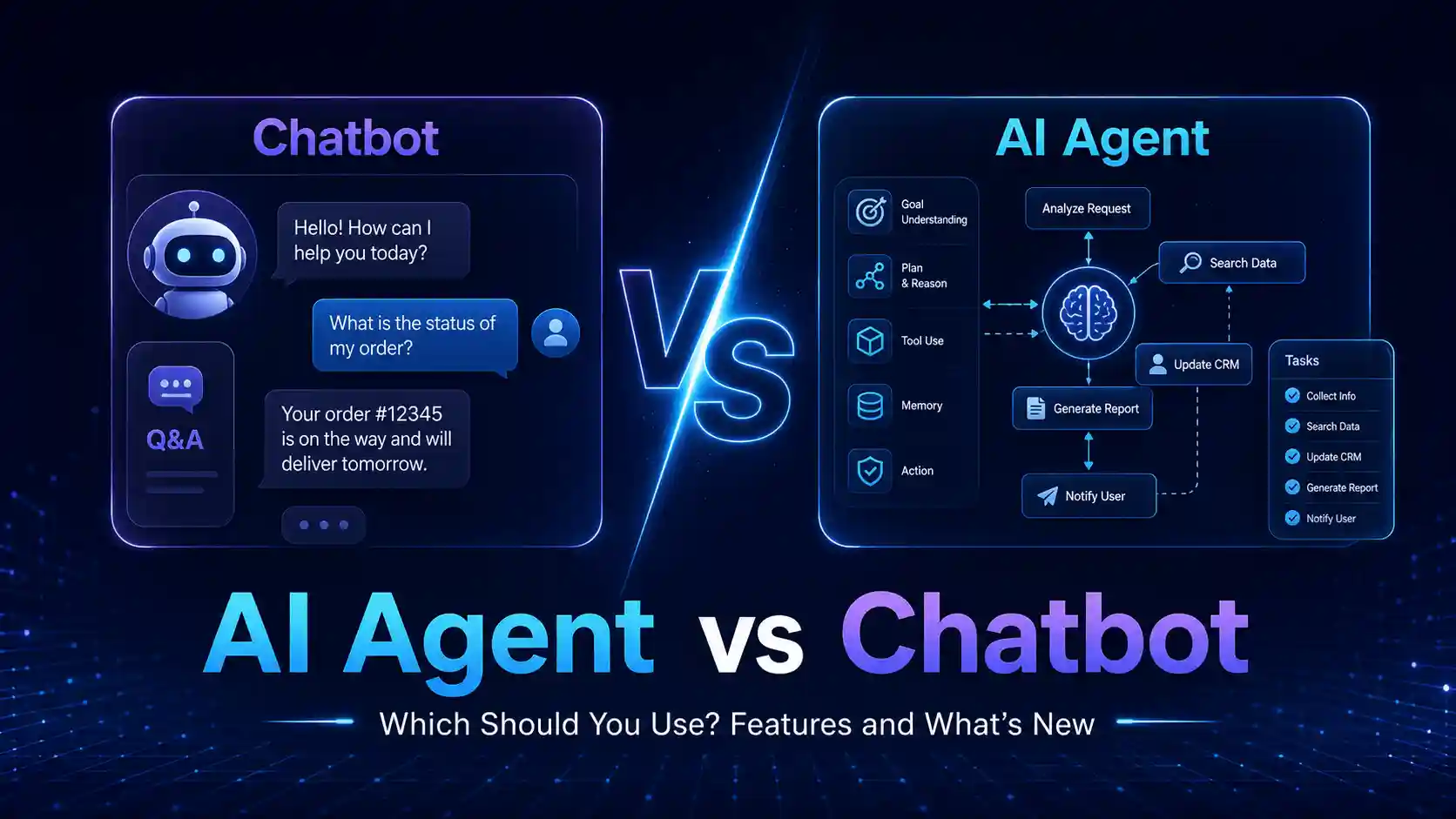 AI Agent vs Chatbot Which Should You Use