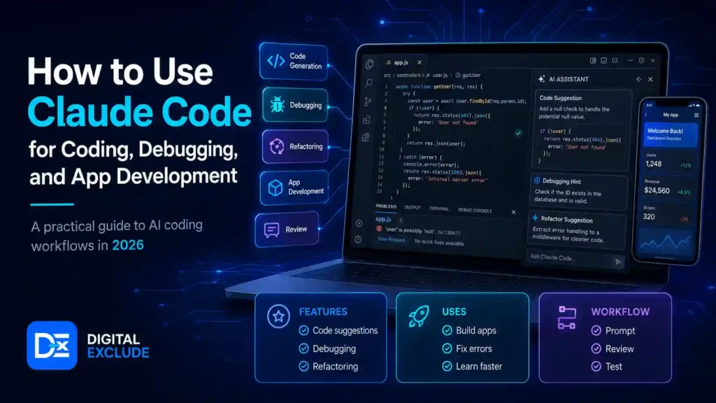How to Use Claude Code for Coding, Debugging, and App Development