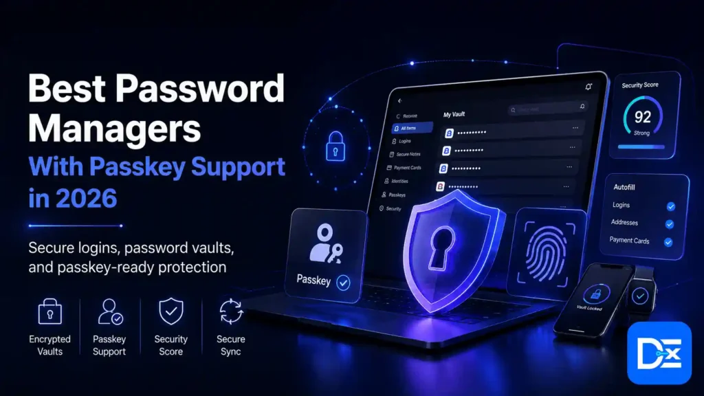 Best Password Managers With Passkey Support in 2026