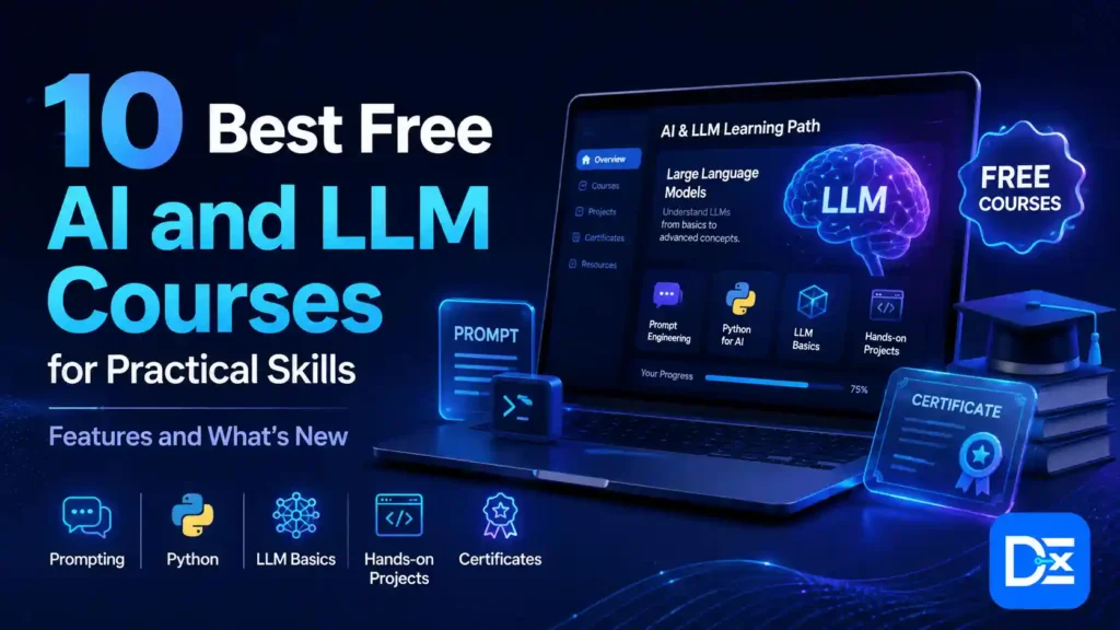 10 Best Free AI and LLM Courses for Practical Skills